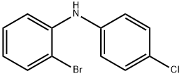 2-溴-N-(4-氯苯基)苯胺 结构式