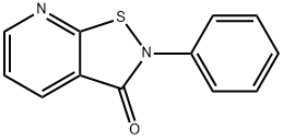 Isothiazolo[5,4-b]pyridin-3(2H)-one, 2-phenyl- 结构式