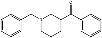 N-苄基哌啶-3-二苯甲酮,(1-苄基哌啶-3-基)(苯基)甲酮 结构式