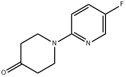 1-(5-FLUOROPYRIDIN-2-YL)PIPERIDIN-4-ONE(WX160436) 结构式