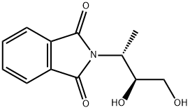 1H-Isoindole-1,3(2H)-dione, 2-[(1R,2S)-2,3-dihydroxy-1-methylpropyl]- 结构式