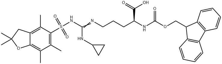 FMOC-ARG(C-PR,PBF)-OH 结构式