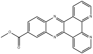 Dipyrido[3,2-a:2′,3′-c]phenazine-11-carboxylic acid methyl ester 结构式