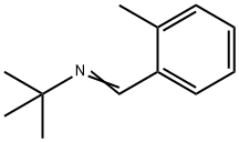 2-Propanamine, 2-methyl-N-[(2-methylphenyl)methylene]- 结构式