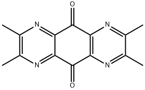 Pyrazino[2,3-g]quinoxaline-5,10-dione, 2,3,7,8-tetramethyl- 结构式