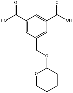 5-(((四氢-2H-吡喃-2-基)氧基)甲基)间苯二甲酸 结构式