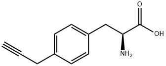 P-炔丙基-L-苯丙氨酸 结构式