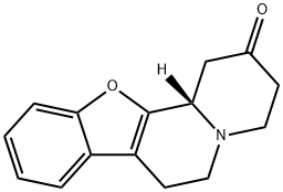 2H-Benzofuro[2,3-a]quinolizin-2-one, 1,3,4,6,7,12b-hexahydro-, (12bS)- 结构式