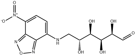 6-NBDG [6-(N-(7-NITROBENZ-2-OXA-1,3-DIAZOL-4-YL)AMINO)-6-DEOXYGLUCOSE] 结构式