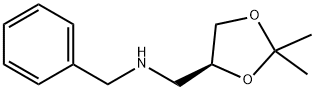 1,3-Dioxolane-4-methanamine, 2,2-dimethyl-N-(phenylmethyl)-, (4S)- 结构式