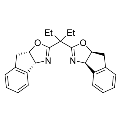 (3AR,3A'R,8AS,8A'S)-2,2'-(戊烷-3,3-二基)双(8,8A-二氢-3AH-茚并[1,2-D]恶唑) 结构式