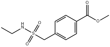 Methyl 4-[(ethylsulfamoyl)methyl]benzoate 结构式