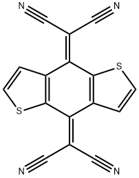 2,2' – (苯并[1,2-B:4,5-B']二噻吩-4,8-二亚基) 二丙二腈 结构式
