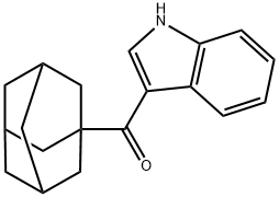 Adamantan-1-yl(1H-indol-3-yl)methanone 结构式