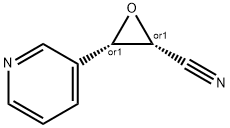 Oxiranecarbonitrile, 3-(3-pyridinyl)-, (2R,3S)-rel- (9CI) 结构式