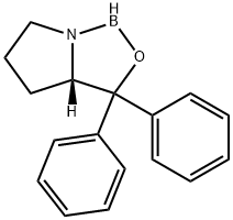 1H,3H-Pyrrolo[1,2-c][1,3,2]oxazaborole, tetrahydro-3,3-diphenyl-, (3aS)- 结构式