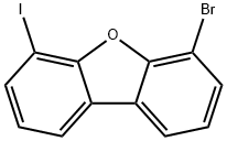 4-bromo-6-iododibenzo[b,d]furan 结构式