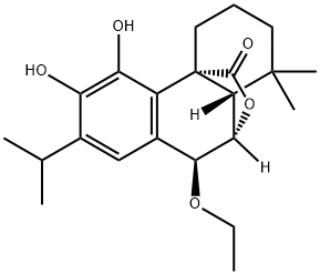 7-乙氧基迷迭香酚 结构式