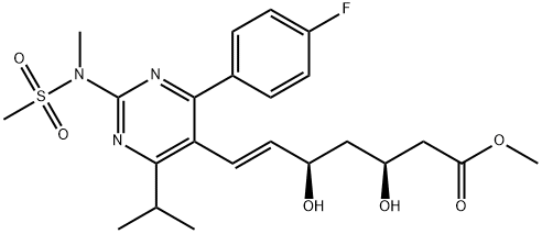 (3S,5R)-Rosuvastatin Methyl Ester 结构式