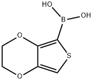 (2,3-二氢噻吩并[3,4-B][1,4]二噁英-5-)硼酸 结构式