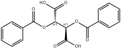 (2R,3S)-2,3-二苯甲酰氧基琥珀酸 结构式