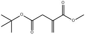 Butanedioic acid, 2-methylene-, 4-(1,1-dimethylethyl) 1-methyl ester 结构式