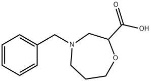 4-苄基-2-高吗啉甲酸 结构式