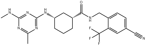 SEH抑制剂(GSK2256294A) 结构式