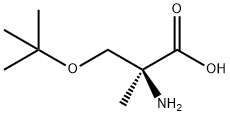 H-ALPHA-METHYL-SER(TBU)-OH 结构式