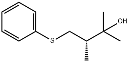 (S)-2,3-Dimethyl-4-(phenylthio)-2-butanol 结构式