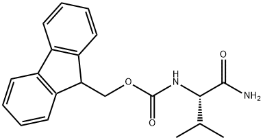 FMOC-L-缬氨酰胺 结构式