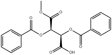 (2R,3R)-2,3-BIS(BENZOYLOXY)-4-METHOXY-4-OXOBUTANOIC ACID 结构式