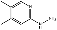 2-hydrazinyl-4,5-dimethylpyridine 结构式