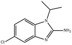 5-chloro-1-isopropyl-1H-benzo[d]imidazol-2-amine 结构式