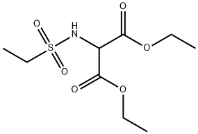 2-乙磺酰氨基丙二酸1,3-二乙酯 结构式