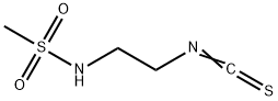 N-(2-Isothiocyanatoethyl)methanesulfonamide 结构式