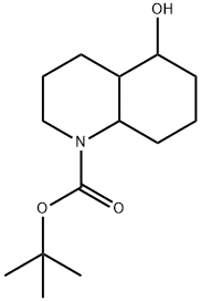 1(2H)-Quinolinecarboxylic acid, octahydro-5-hydroxy-, 1,1-dimethylethyl ester 结构式