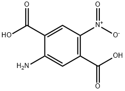 2-硝基-5-氨基对苯二甲酸 结构式