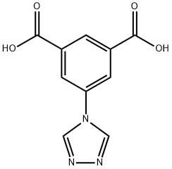 5-(4H-1,2,4-三唑-4-基)间苯二甲酸 结构式