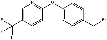 2-(4-(溴甲基)苯氧基)-5-(三氟甲基)吡啶 结构式