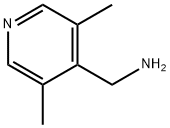 (3,5-二甲基吡啶-4-基)甲胺 结构式