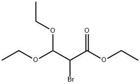 Propanoic acid, 2-bromo-3,3-diethoxy-, ethyl ester 结构式