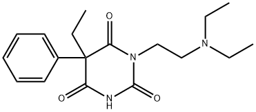 1-diethylaminoethylphenobarbital 结构式