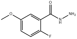 2-Fluoro-5-methoxy-benzhydrazide 结构式