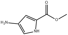 4-氨基-1H-吡咯-2-羧酸甲酯 结构式