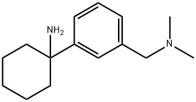 Benzenemethanamine, 3-(1-aminocyclohexyl)-N,N-dimethyl- 结构式