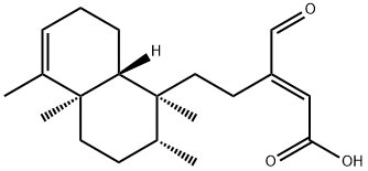 16-Oxocleroda-3,13E-dien-15-oic acid 结构式