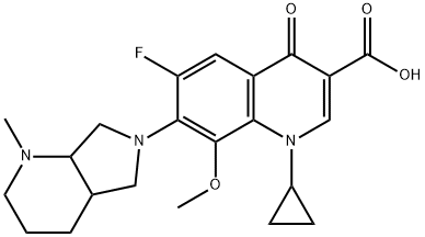 MOXIFLOXACIN RELATED COMPOUND F 结构式