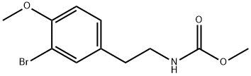 Methyl 3-Bromo-4-methoxyphenethylcarbamate 结构式