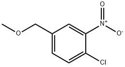 1-氯-4-(甲氧基甲基)-2-硝基苯 结构式